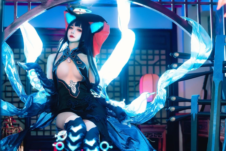 Shika小鹿鹿《杨玉环》主题写真：18张全套美图