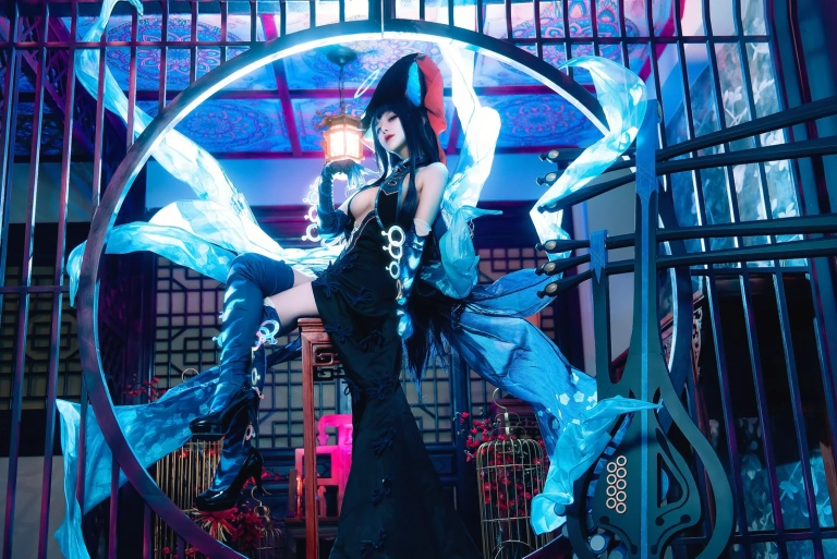 Shika小鹿鹿《杨玉环》主题写真：18张全套美图