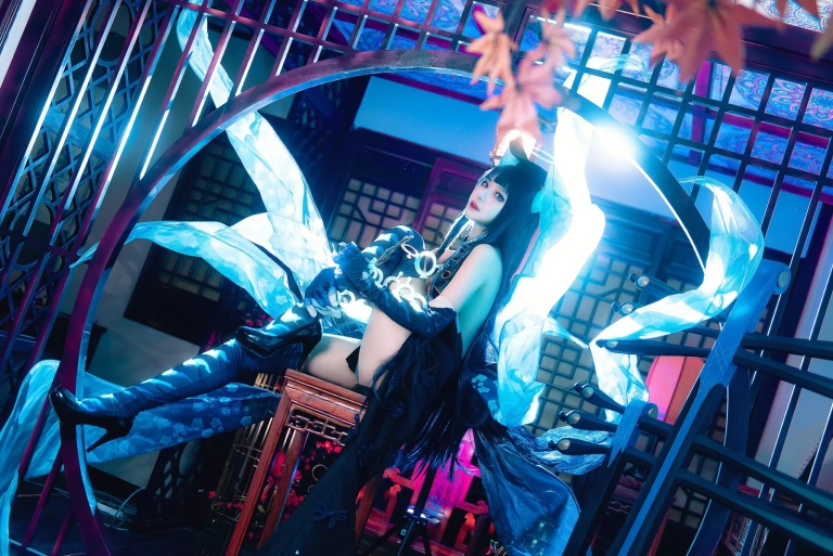 Shika小鹿鹿《杨玉环》主题写真：18张全套美图
