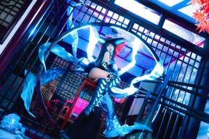 Shika小鹿鹿《杨玉环》主题写真：18张全套美图