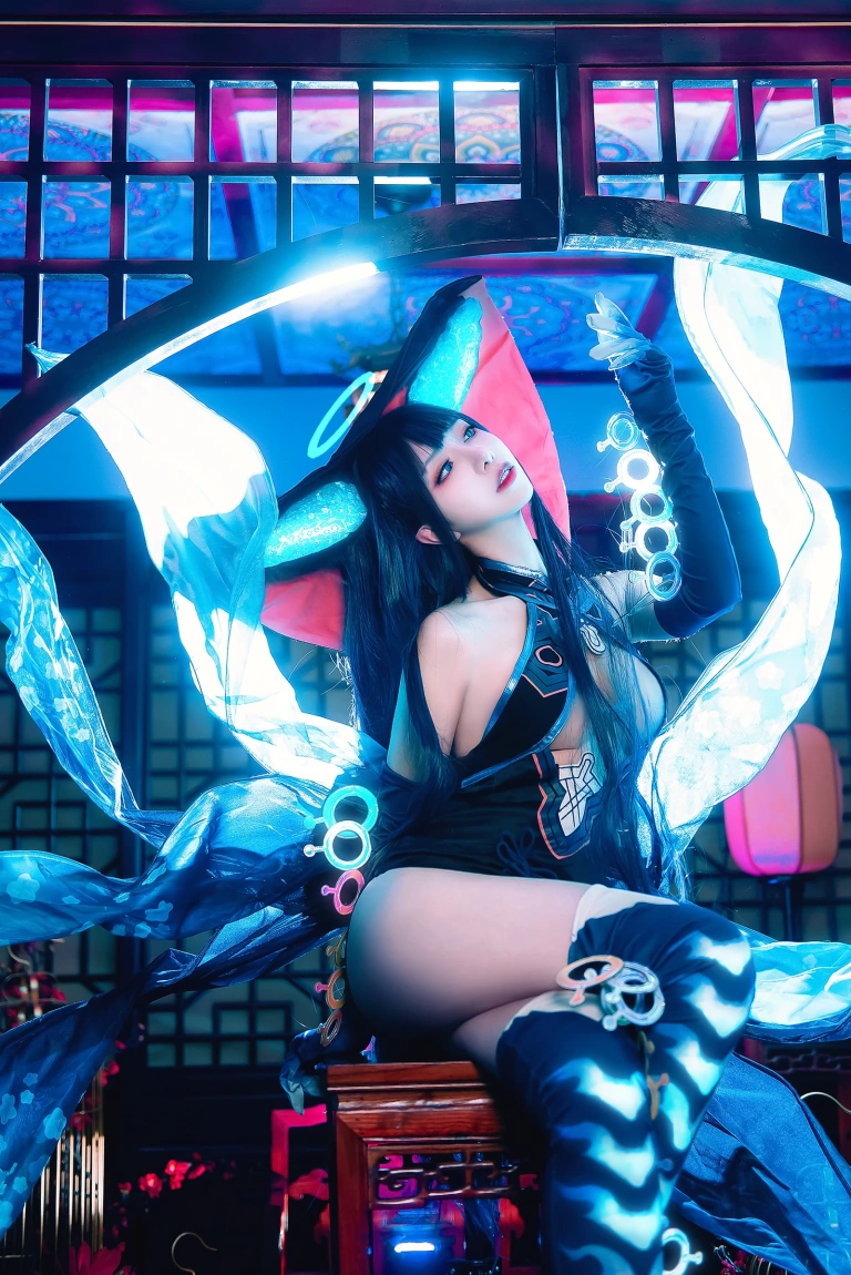 Shika小鹿鹿《杨玉环》主题写真：18张全套美图