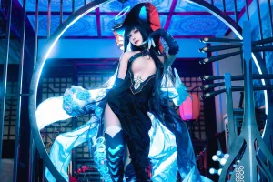 Shika小鹿鹿《杨玉环》主题写真：18张全套美图