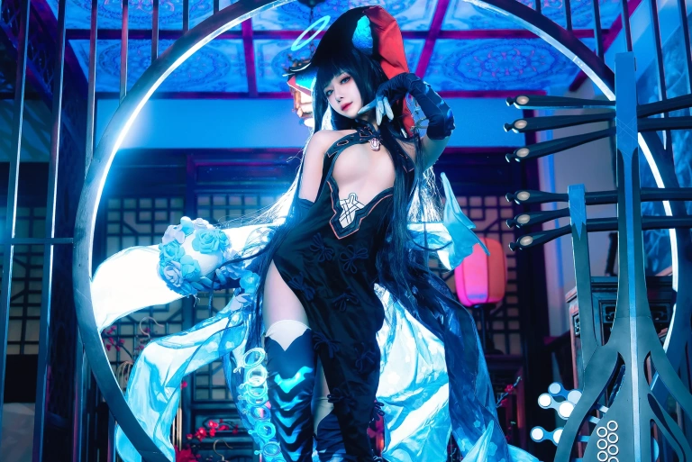 Shika小鹿鹿《杨玉环》主题写真：18张全套美图