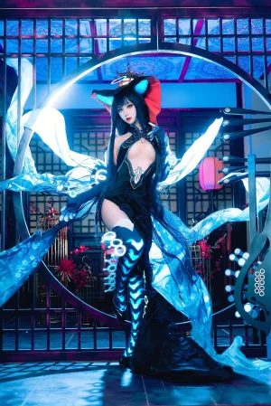 Shika小鹿鹿《杨玉环》主题写真：18张全套美图