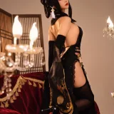 Shika小鹿鹿《碧蓝航线 镇海 奇奢花苑》主题写真：28张全套美图