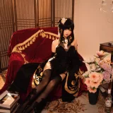 Shika小鹿鹿《碧蓝航线 镇海 奇奢花苑》主题写真：28张全套美图