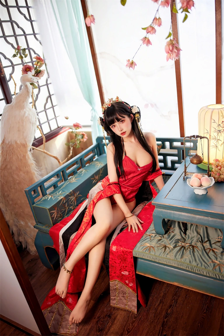 Shika小鹿鹿《逸仙 同人凤冠霞帔》主题写真：27张全套美图