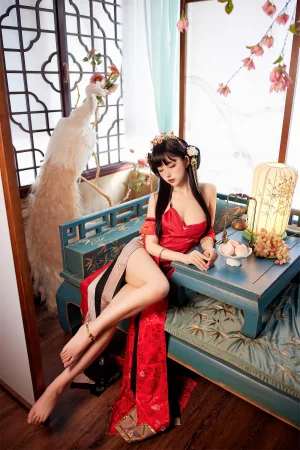 Shika小鹿鹿《逸仙 同人凤冠霞帔》主题写真：27张全套美图