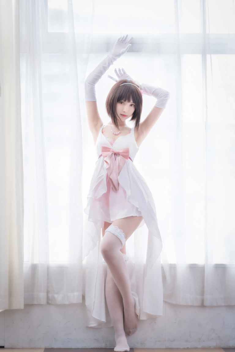Shika小鹿鹿《加藤惠》主题写真：61张全套美图，含1个视频