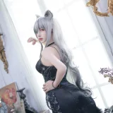 Shika小鹿鹿《明日方舟 黑》主题写真：15张全套美图