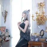 Shika小鹿鹿《明日方舟 黑》主题写真：15张全套美图