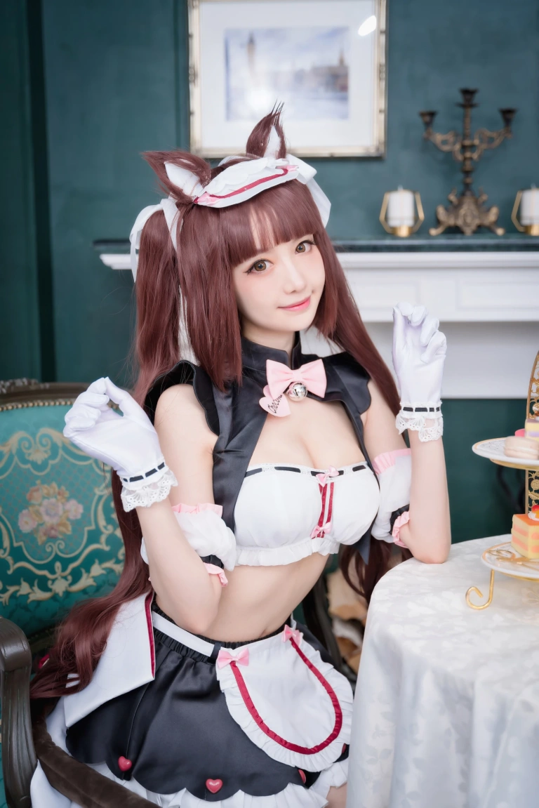 Shika小鹿鹿《猫娘》主题写真：9张全套美图