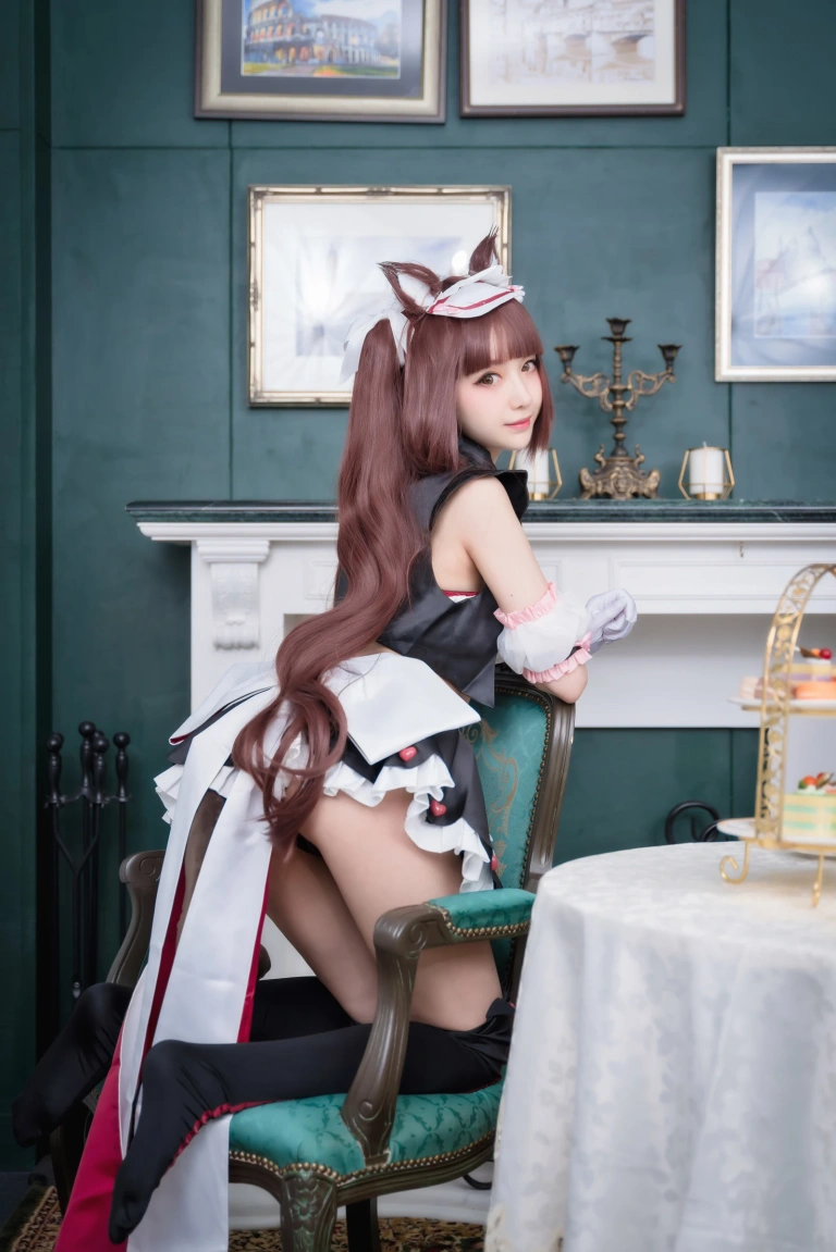 Shika小鹿鹿《猫娘》主题写真：9张全套美图
