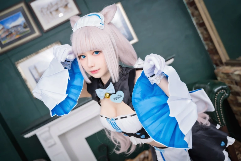 Shika小鹿鹿《猫娘》主题写真：9张全套美图