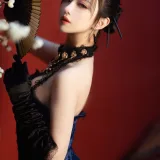 Shika小鹿鹿《旗袍 烽火经年》主题写真：24张全套美图，含2个视频
