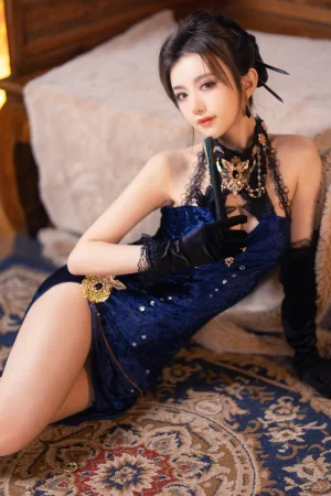 Shika小鹿鹿《旗袍 烽火经年》主题写真：24张全套美图，含2个视频