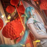 Shika小鹿鹿《初音韶华》主题写真：13张全套美图，含2个视频