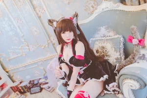 霜月shimo《巧克力》主题写真：16张全套美图