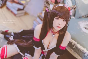 霜月shimo《巧克力》主题写真：16张全套美图