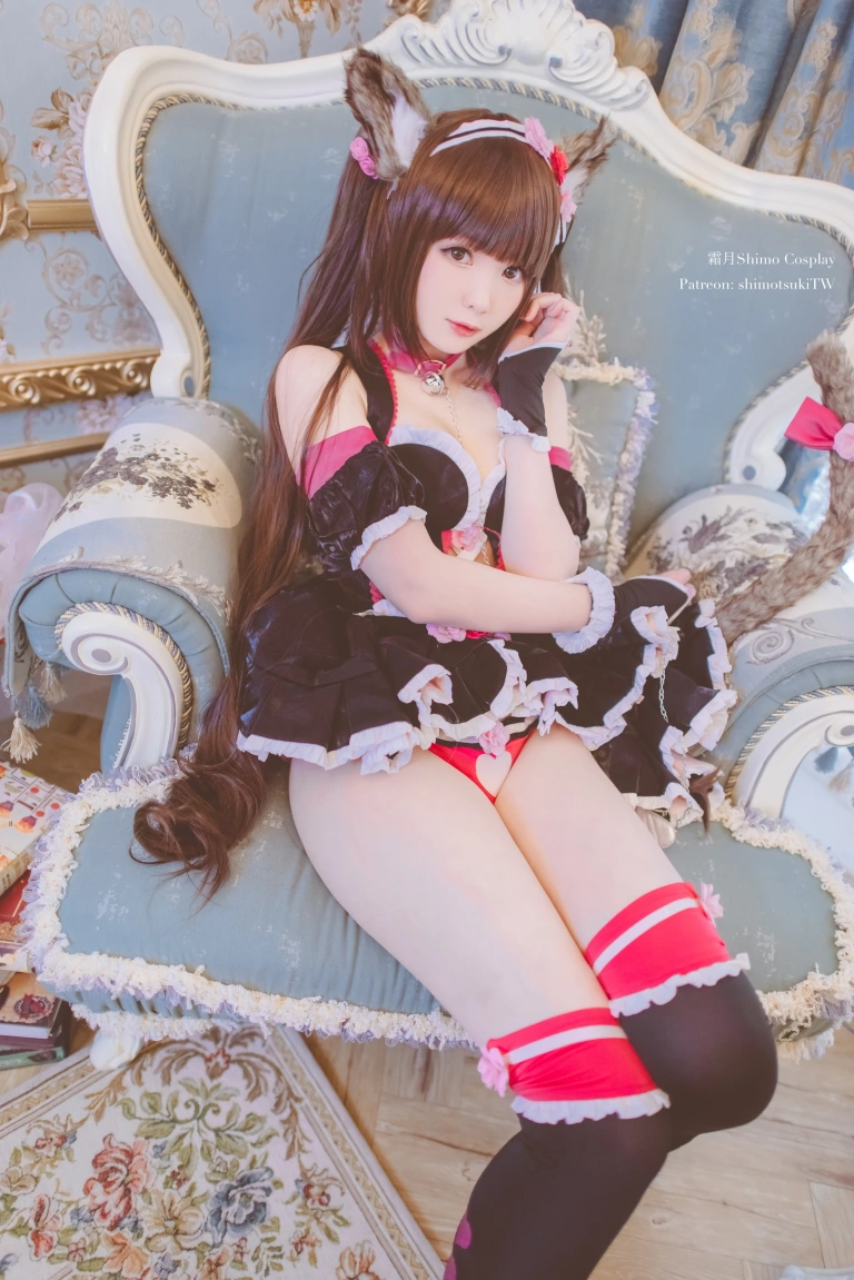 霜月shimo《巧克力》主题写真：16张全套美图