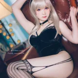 霜月shimo《兔耳狼 私服》主题写真：14张全套美图