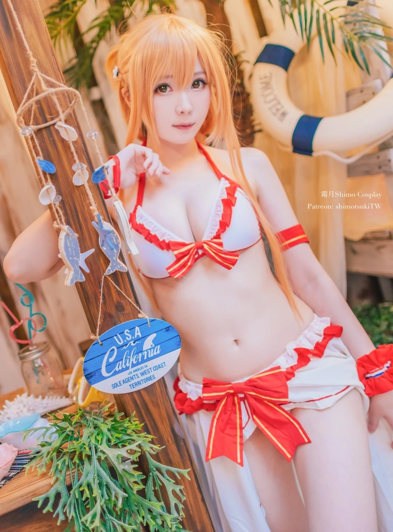 霜月shimo《Asuna泳装》主题写真：20张全套美图