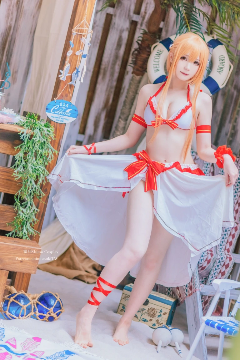 霜月shimo《Asuna泳装》主题写真：20张全套美图