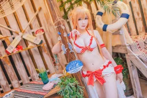 霜月shimo《Asuna泳装》主题写真：20张全套美图