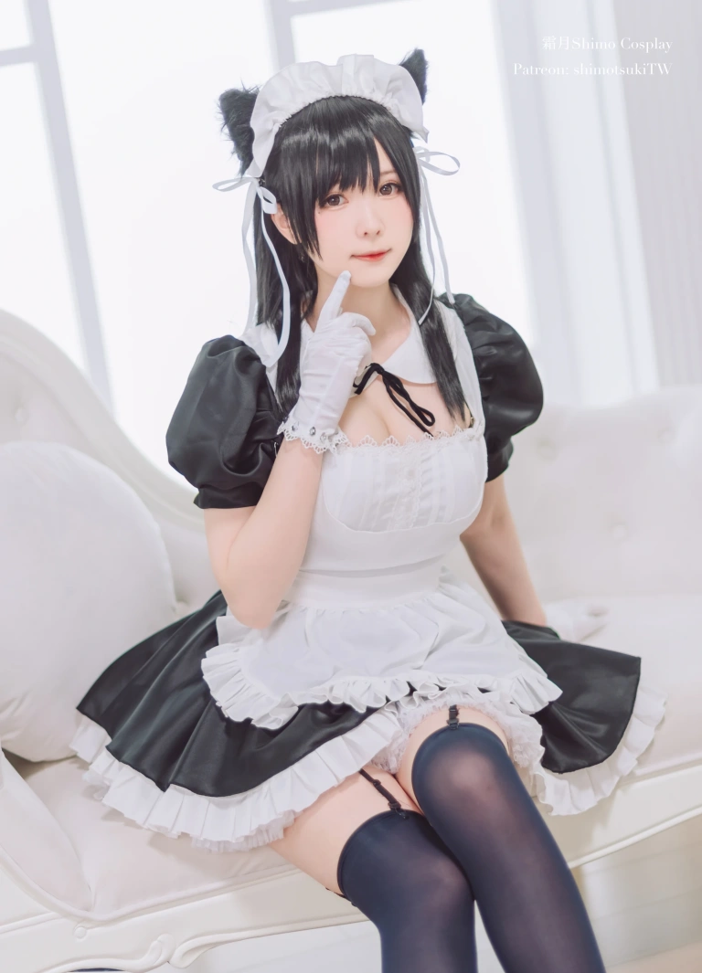 霜月shimo《爱宕女仆》主题写真：16张全套美图，含2个视频