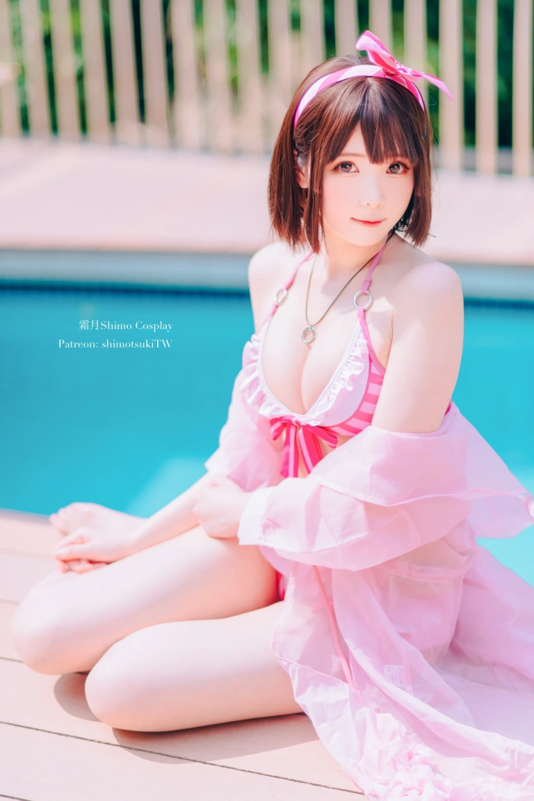 霜月shimo《加藤惠泳衣》主题写真：19张全套美图