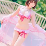霜月shimo《加藤惠泳衣》主题写真：19张全套美图