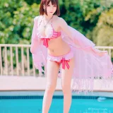 霜月shimo《加藤惠泳衣》主题写真：19张全套美图
