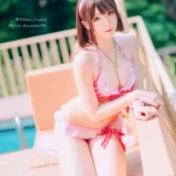 霜月shimo《加藤惠泳衣》主题写真：19张全套美图