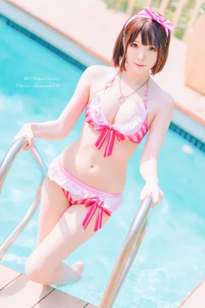 霜月shimo《加藤惠泳衣》主题写真：19张全套美图