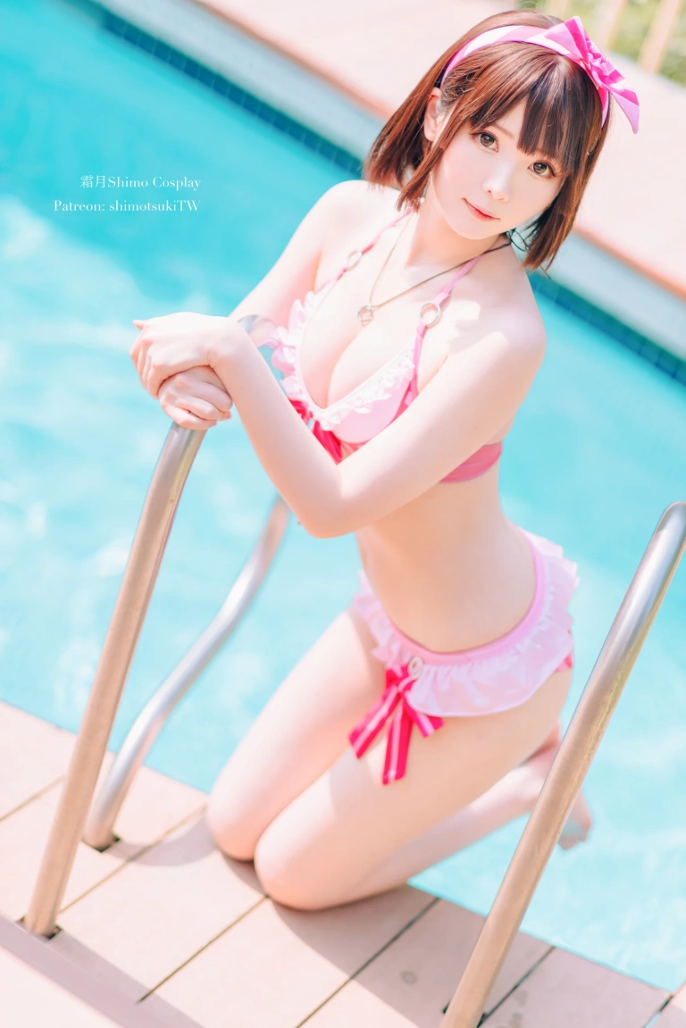 霜月shimo《加藤惠泳衣》主题写真：19张全套美图