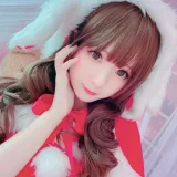 霜月shimo《兔子圣诞节》主题写真：12张全套美图