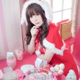 霜月shimo《兔子圣诞节》主题写真：12张全套美图