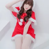 霜月shimo《兔子圣诞节》主题写真：12张全套美图