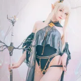 霜月shimo《明日方舟 闪灵》主题写真：17张全套美图
