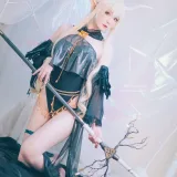 霜月shimo《明日方舟 闪灵》主题写真：17张全套美图