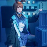 霜月shimo《明日方舟 阿米娅》主题写真：18张全套美图