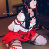 霜月shimo《巫女捆绑》主题写真：24张全套美图