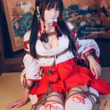 霜月shimo《巫女捆绑》主题写真：24张全套美图