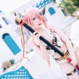 霜月shimo《碧蓝幻想・娜露梅亚》主题写真：95张全套美图