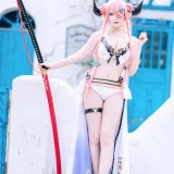 霜月shimo《碧蓝幻想・娜露梅亚》主题写真：95张全套美图