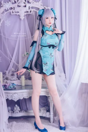 霜月shimo《艳娘幻梦谭 黛玉》主题写真：16张全套美图