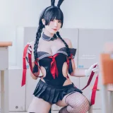 霜月shimo《卯月桃子 水手服兔女郎》主题写真：19张全套美图