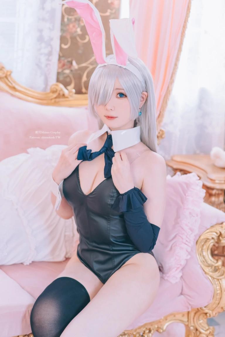 霜月shimo《七大罪 伊丽莎白 兔女郎》主题写真：16张全套美图