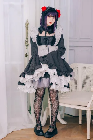 霜月shimo《黑江雫》主题写真：28张全套美图