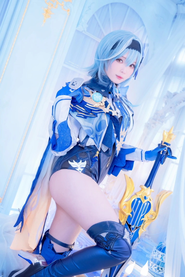 霜月shimo《Eula》主题写真：15张全套美图